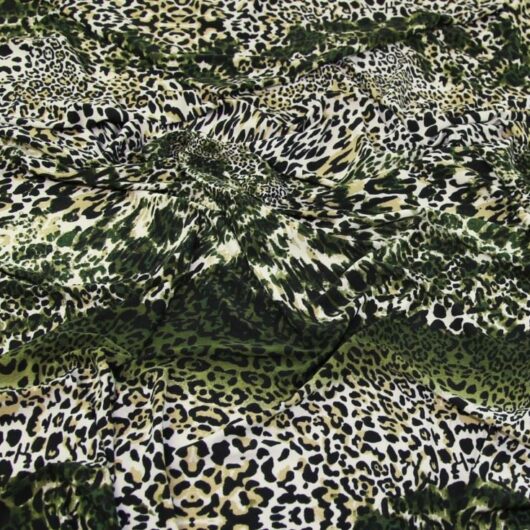 Lady McElroy Viscose Jersey Stretch Knit Fabric Green