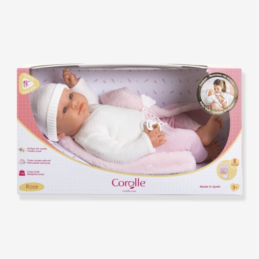 Large Rose Baby Doll - Newborn COROLLE rose