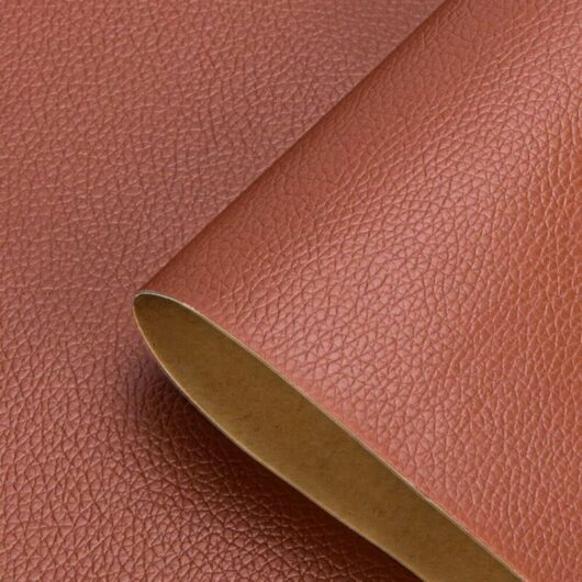 Leather Repair Patch 100x137cm, Self-Adhesive PU Leather Fabric Repair Patches, Sofa Fabric Repair (Light Brown)