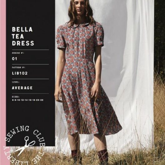 Liberty London Paper Sewing Pattern Bella Tea Dress