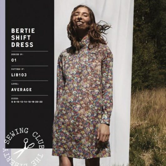 Liberty London Paper Sewing Pattern Bertie Shift Dress
