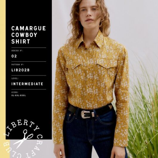 Liberty London Paper Sewing Pattern Camargue Cowboy Shirt