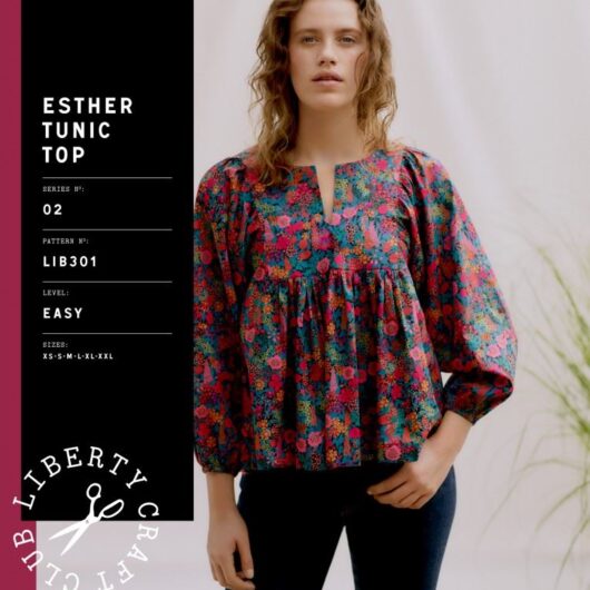 Liberty London Paper Sewing Pattern Esther Tunic Top