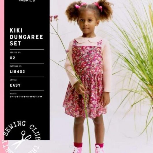 Liberty London Paper Sewing Pattern Kiki Dungaree Set