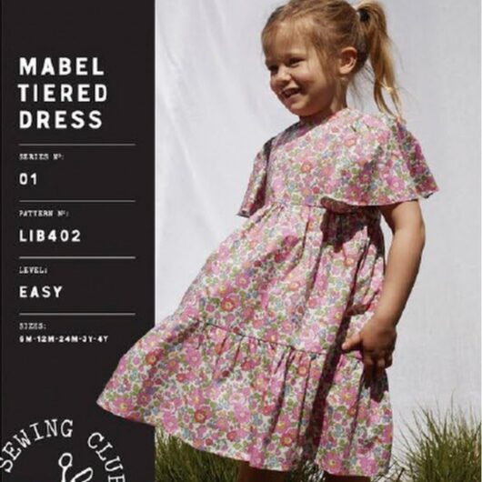 Liberty London Paper Sewing Pattern Mabel Tiered Dress