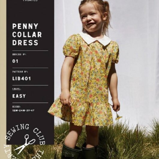 Liberty London Paper Sewing Pattern Penny Collar Dress