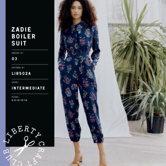 Liberty London Paper Sewing Pattern Zadie Boiler Suit