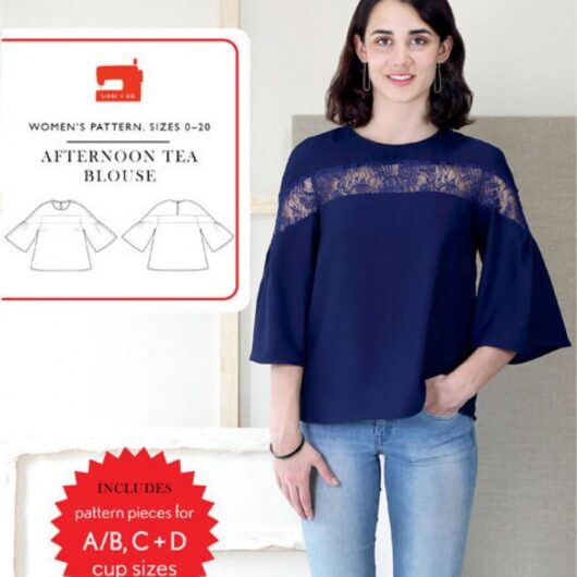 Liesl + Co Paper Sewing Pattern Afternoon Tea Blouse