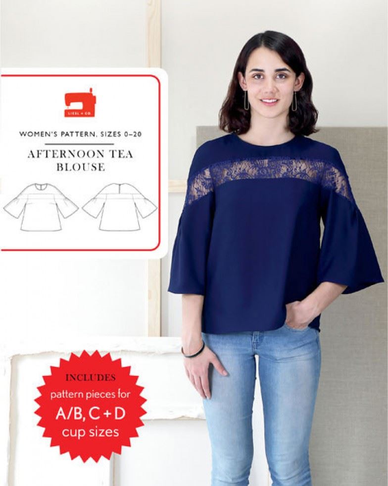 Liesl + Co Paper Sewing Pattern Afternoon Tea Blouse