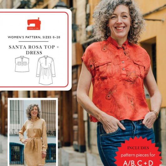 Liesl + Co Paper Sewing Pattern Santa Rosa Top & Dress
