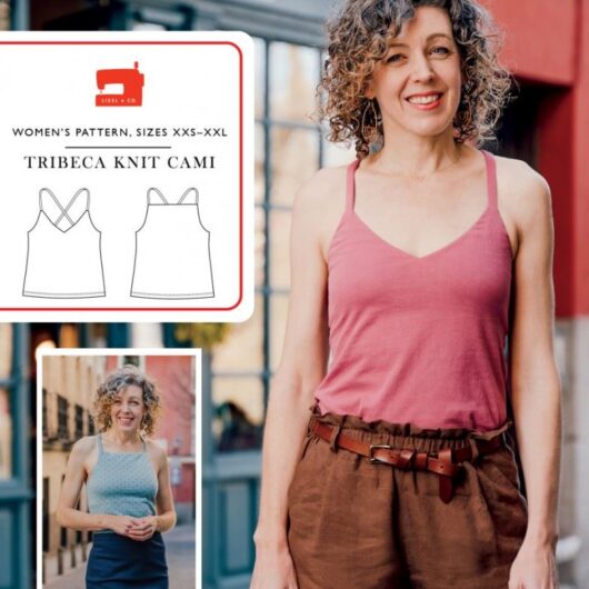 Liesl + Co Paper Sewing Pattern Tribeca Knit Cami