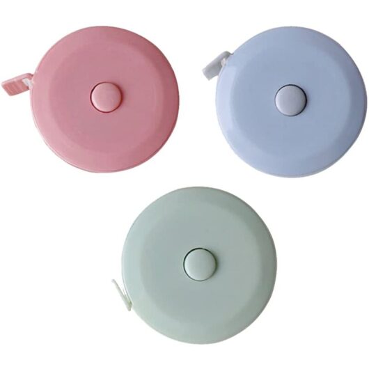 Linghhang - 3 Piece Tape Measure, 150cm/59in Retractable Body Tape Measure Customized Tape Measure for Measuring Length, Chest, Waist, etc