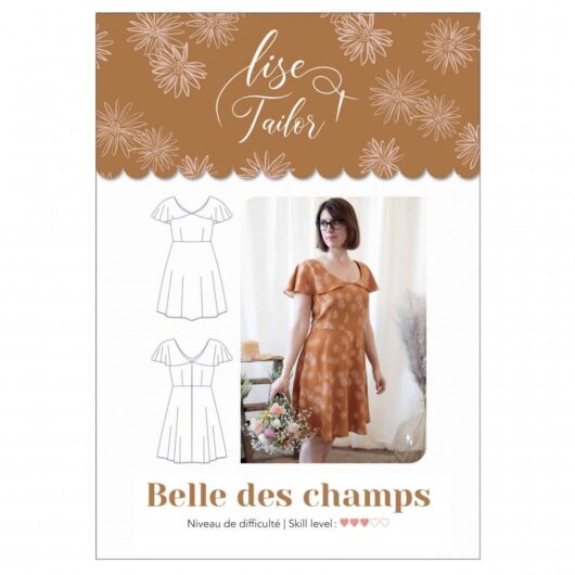 Lise Tailor Paper Sewing Pattern Belle Des Champs Dress