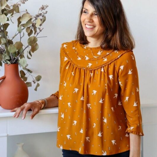 Lise Tailor Paper Sewing Pattern Delicate Blouse
