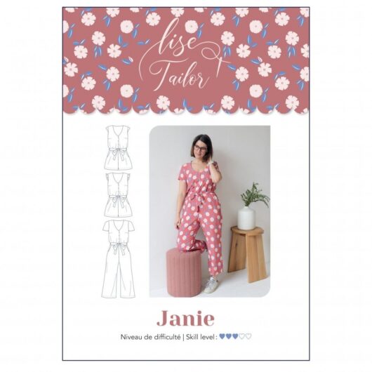 Lise Tailor Paper Sewing Pattern Janie Jumpsuit