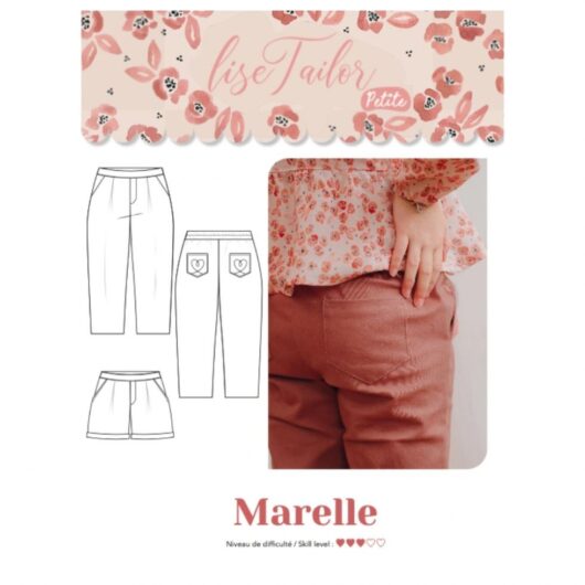 Lise Tailor Paper Sewing Pattern Kids Marelle Pants & Shorts