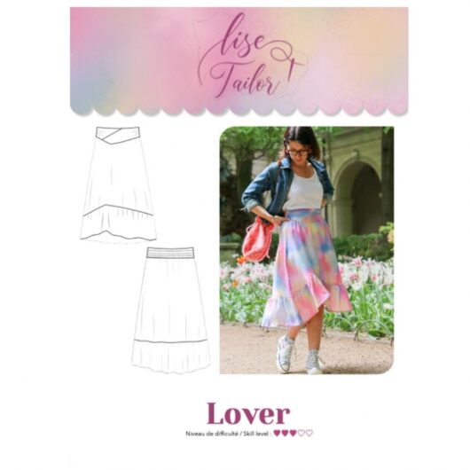 Lise Tailor Paper Sewing Pattern Lover Skirt