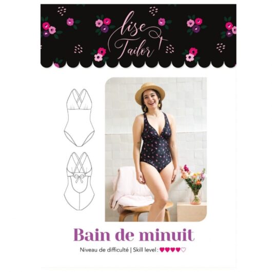 Lise Tailor Paper Sewing Pattern Midnight Bath Bain de Minuit Swimsuit