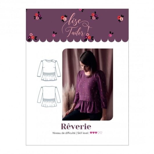 Lise Tailor Paper Sewing Pattern Reverie Blouse