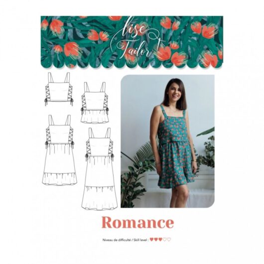Lise Tailor Paper Sewing Pattern Romance Top & Dress
