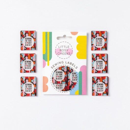 Little Rosy Cheeks Sewing Is For Everybody Woven Labels