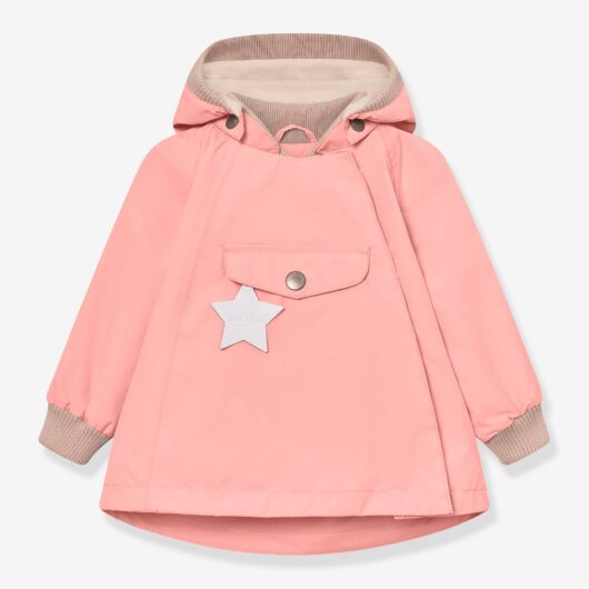 MATWAI Fleece-Lined, Mid-Season Jacket for Babies, MINI A TURE dusky pink