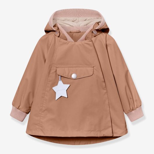 MATWAI Mid-Season Jacket for Baby Girls, MINI A TURE brown