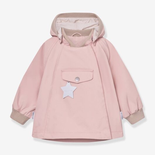 MATWAI Mid-Season Jacket for Baby Girls, MINI A TURE rosy