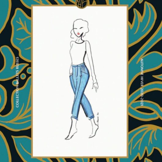 Maison Fauve Paper Sewing Pattern Hussard Jeans