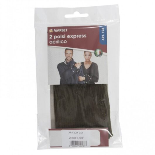 Marbet Knitted Cuff Ribbing Olive