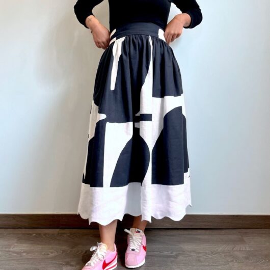 Maven Patterns Paper Sewing Pattern Bloom Skirt