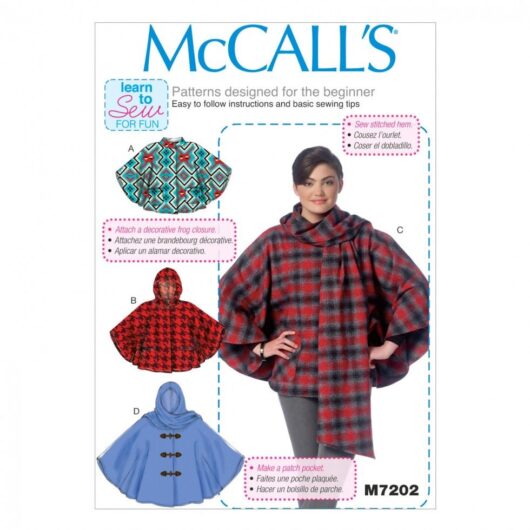 McCalls Paper Sewing Pattern 7202