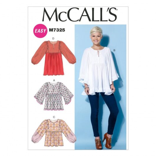 McCalls Paper Sewing Pattern 7325