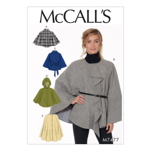 McCalls Paper Sewing Pattern 7477
