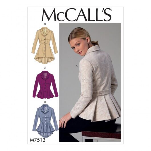 McCalls Paper Sewing Pattern 7513
