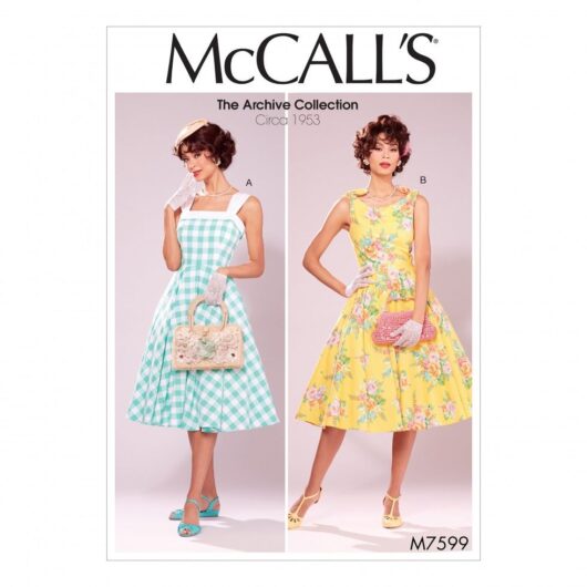 McCalls Paper Sewing Pattern 7599