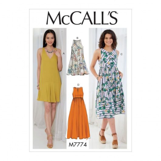 McCalls Paper Sewing Pattern 7774