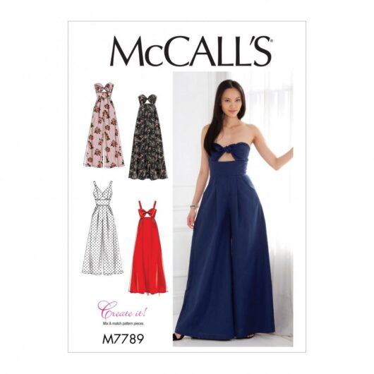 McCalls Paper Sewing Pattern 7789