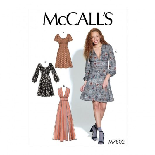 McCalls Paper Sewing Pattern 7802