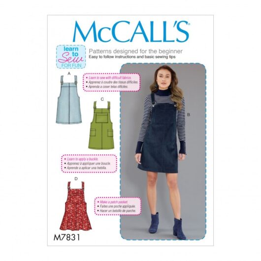 McCalls Paper Sewing Pattern 7831