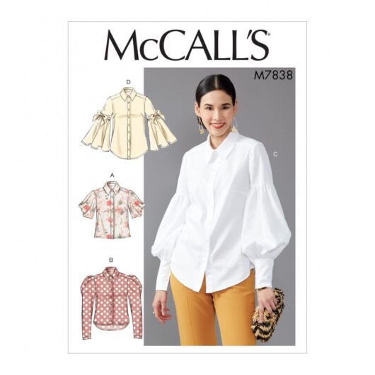 McCalls Paper Sewing Pattern 7838