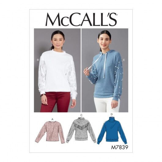 McCalls Paper Sewing Pattern 7839