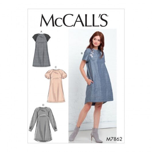 McCalls Paper Sewing Pattern 7862