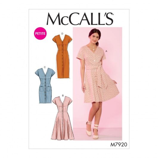 McCalls Paper Sewing Pattern 7920