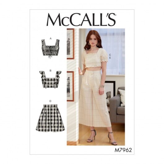 McCalls Paper Sewing Pattern 7962