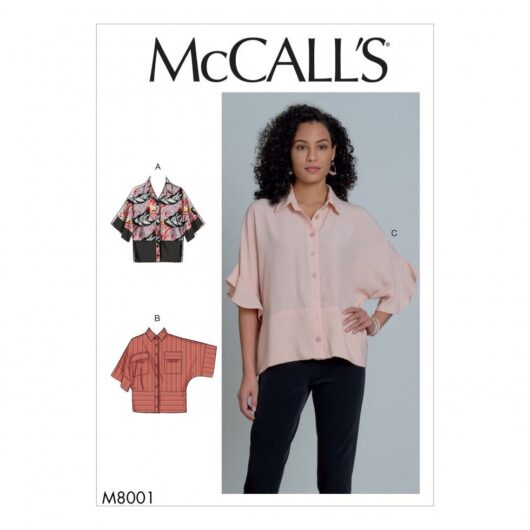McCalls Paper Sewing Pattern 8001