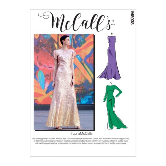 McCalls Paper Sewing Pattern 8038