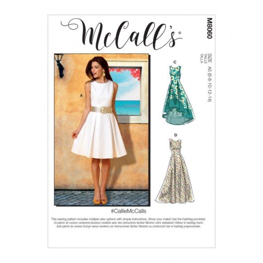 McCalls Paper Sewing Pattern 8060