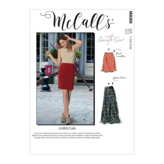 McCalls Paper Sewing Pattern 8068