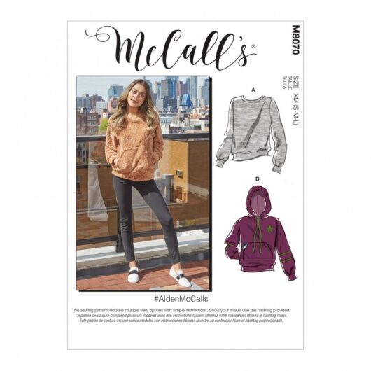 McCalls Paper Sewing Pattern 8070